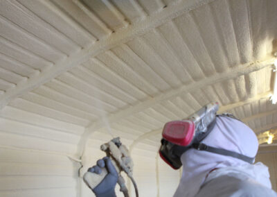 Spray Foam Insulation in Metal Buildings in Brighton